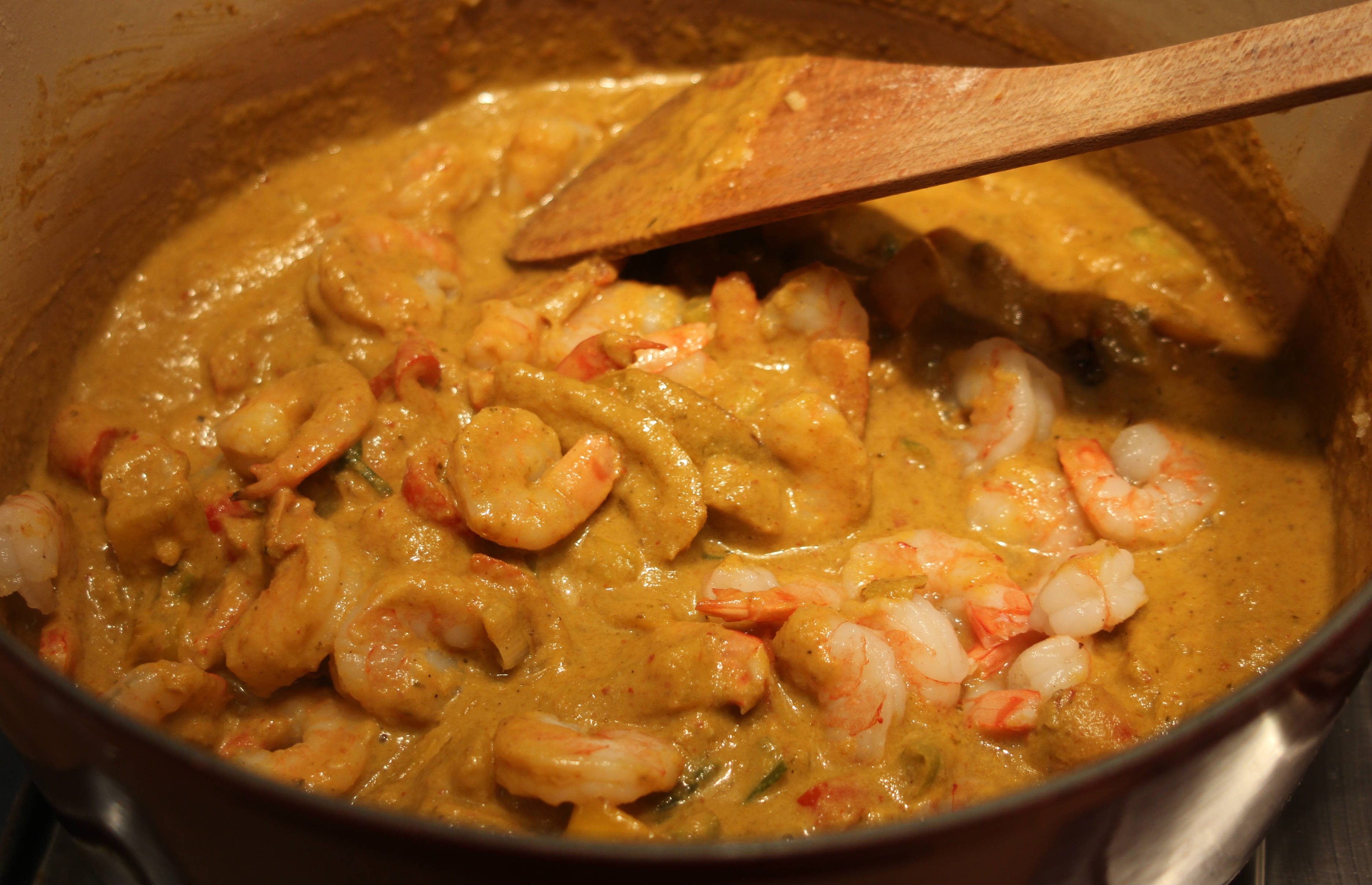 Simple Thai prawn curry 7